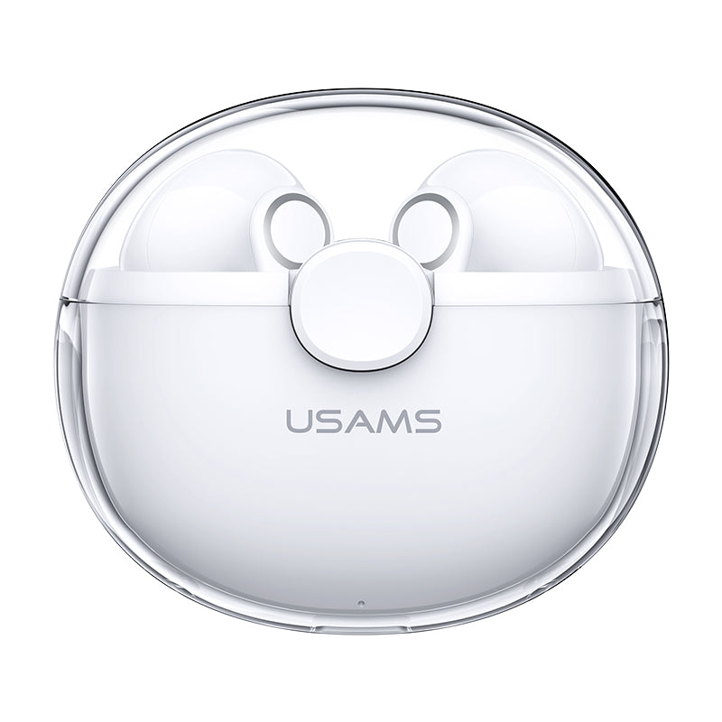 USAMS USAMS-BU12 TWS Trådløs Bluetooth 5.1 øretelefon Touch Semi In-ear Music Calling Headset USAMS USAMS-BU12 TWS Trådløs Bluetooth 5.1 øretelefon Touch Semi In-ear Music Calling Headset